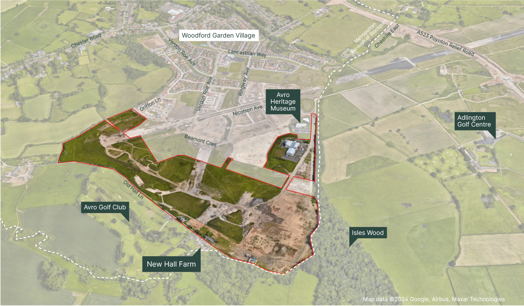 Woodford Extension location plan